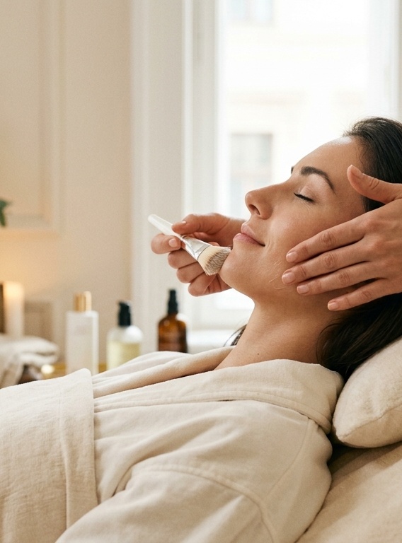 Behandlungsritual bei Arin Beauty Studio Wien
